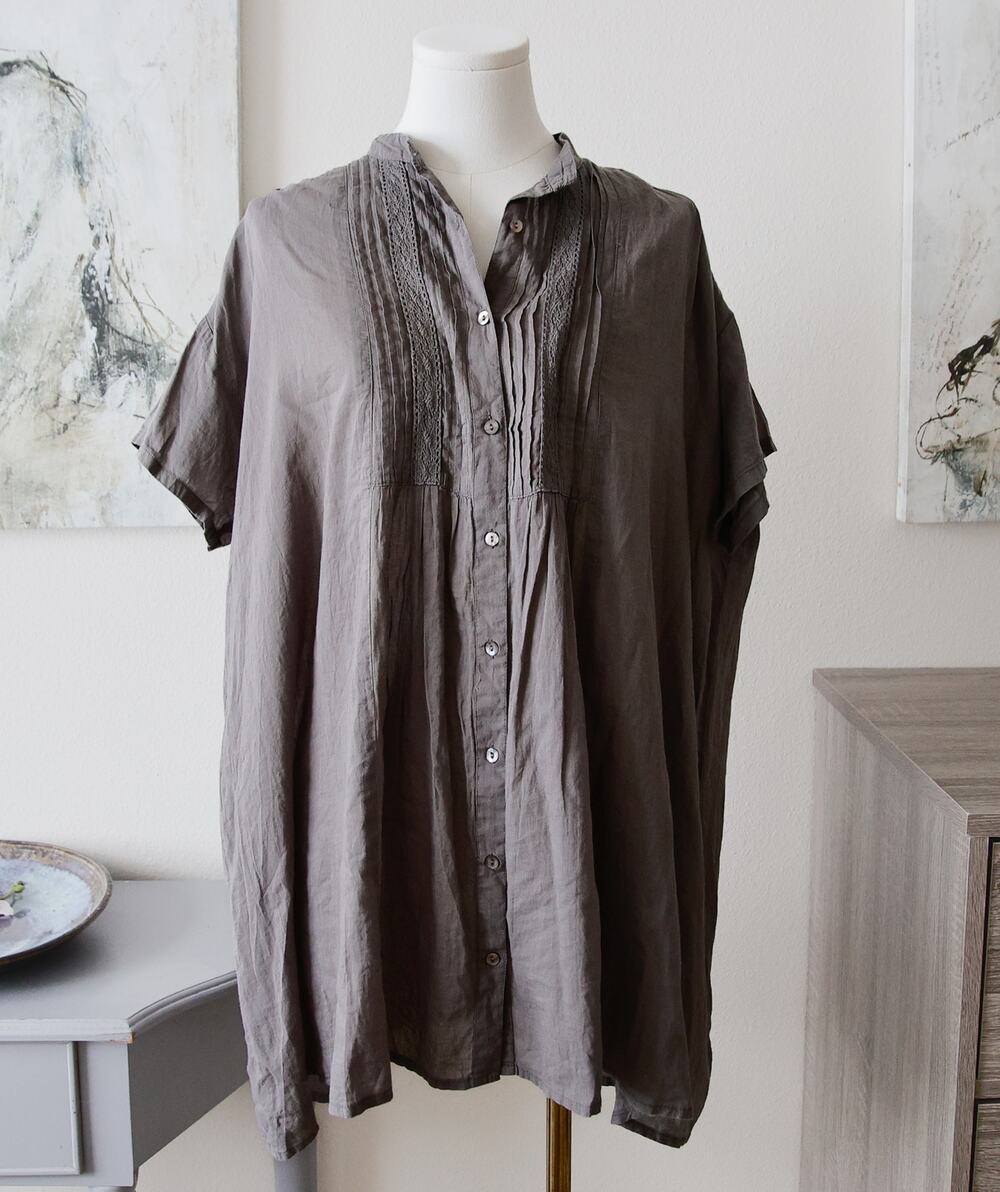Earth Music & Ecology Cotton oversized light-weight cottage top size L